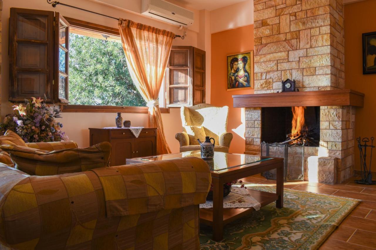 Amber Seaview Villa By The Olive Groves Kalamáta Kültér fotó