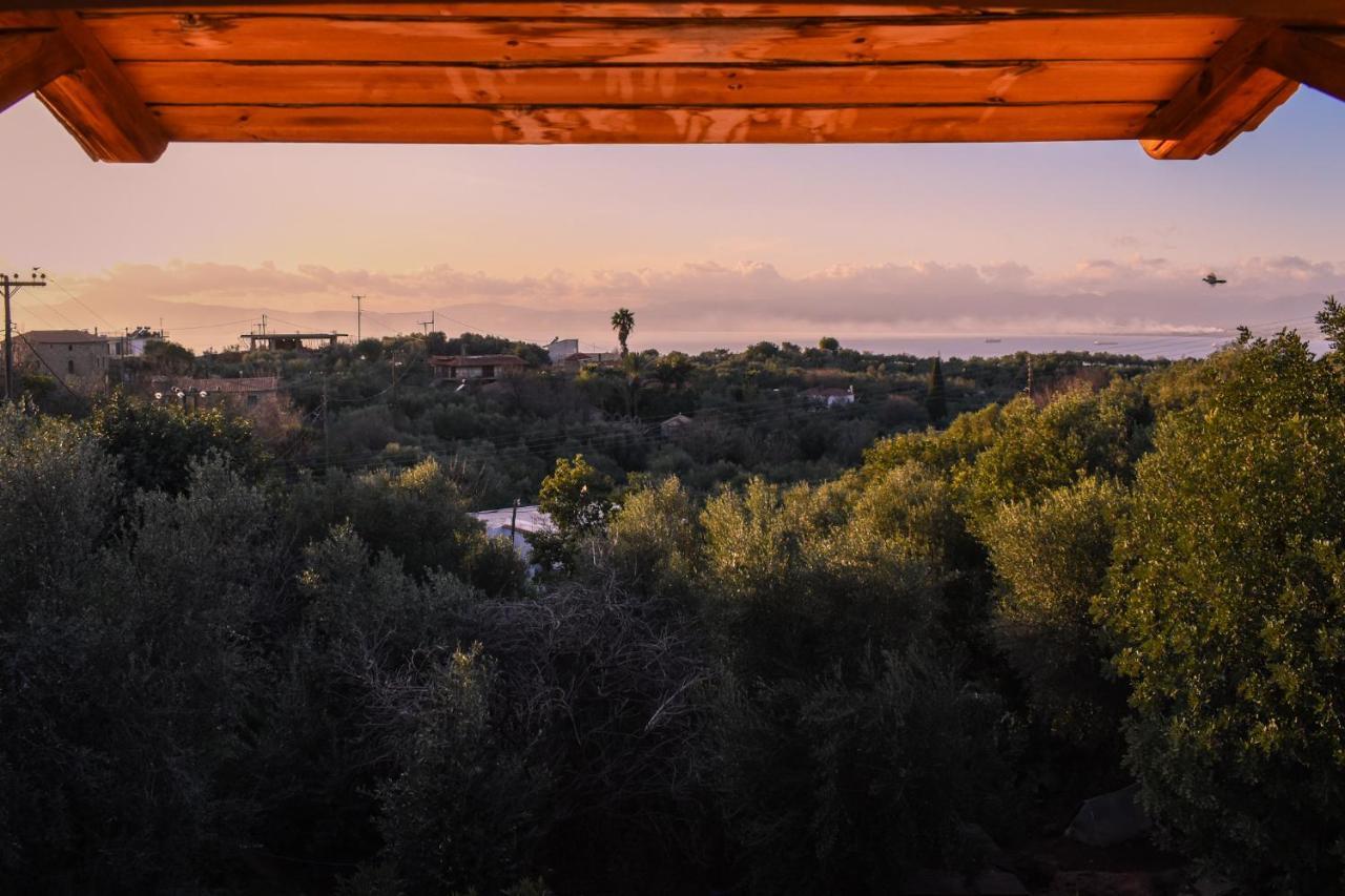 Amber Seaview Villa By The Olive Groves Kalamáta Kültér fotó